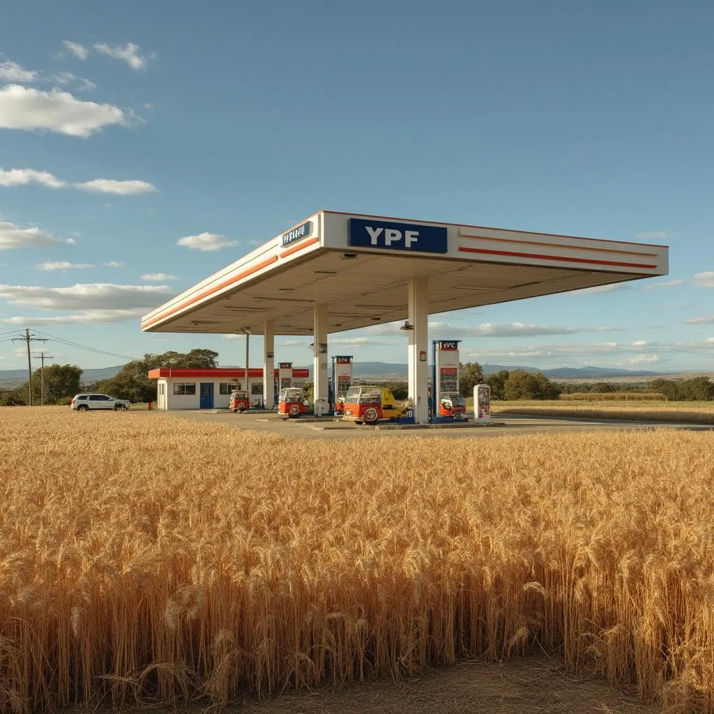 Estación YPF rural