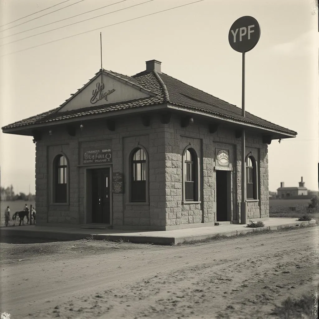 Imagen histórica de YPF